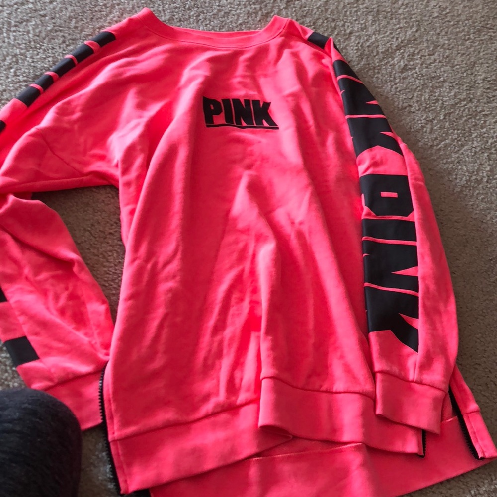 Hot pink and black long sleeve